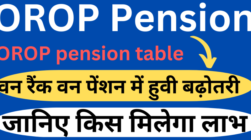orop pension table
